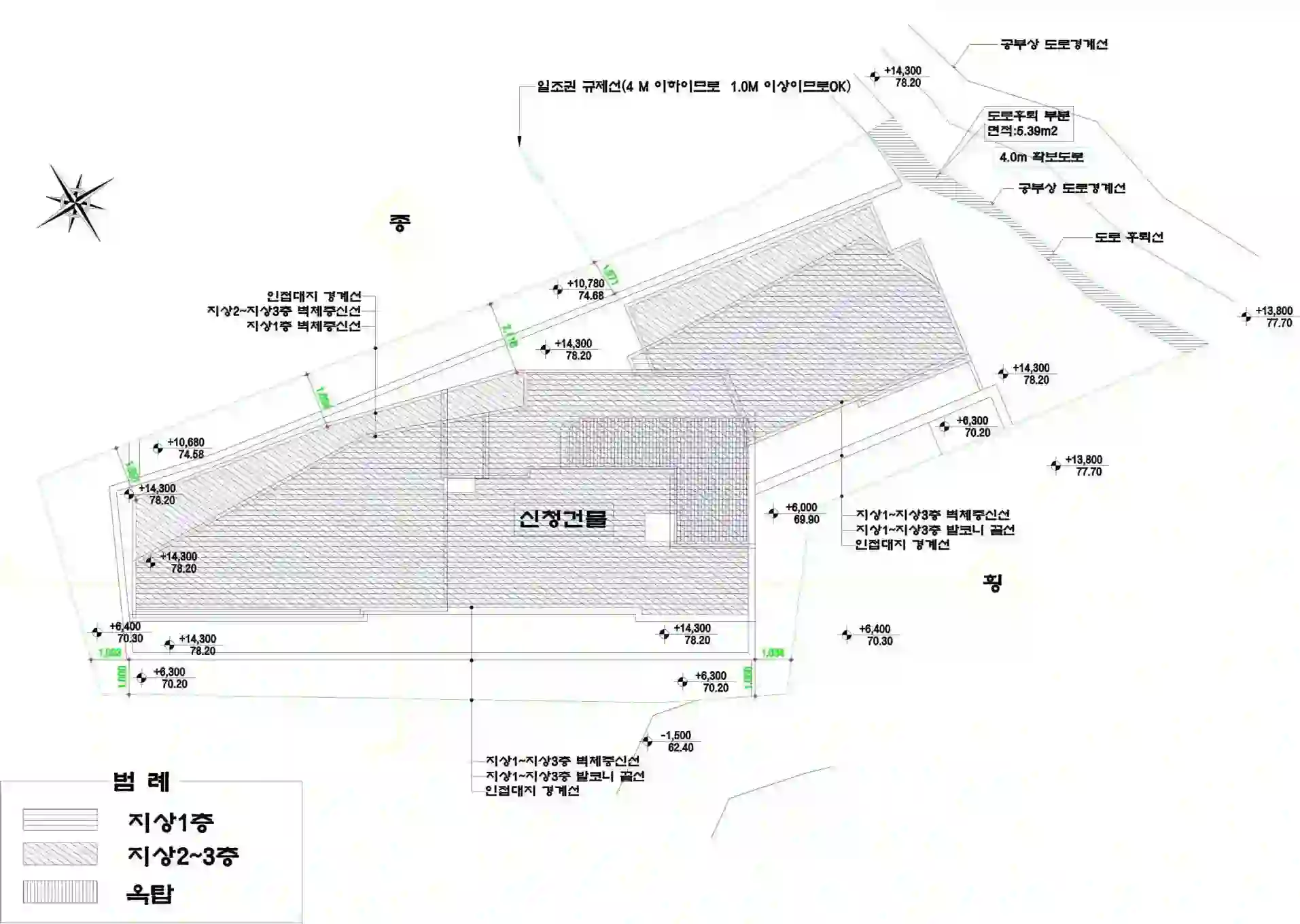 남산예가 배치도 이미지
